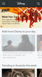 Mobile Screenshot of disney.com.au